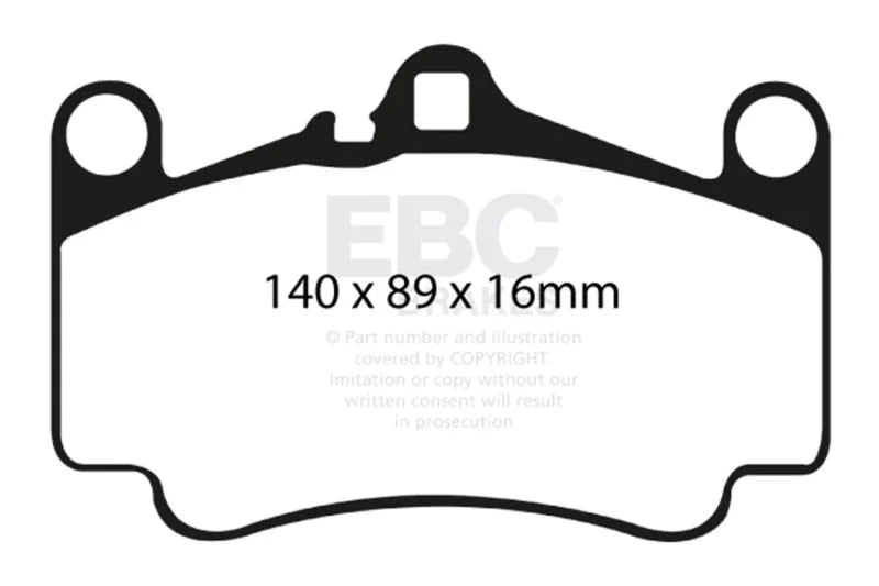 EBC - Front Yellowstuff Pad PN DP41515R