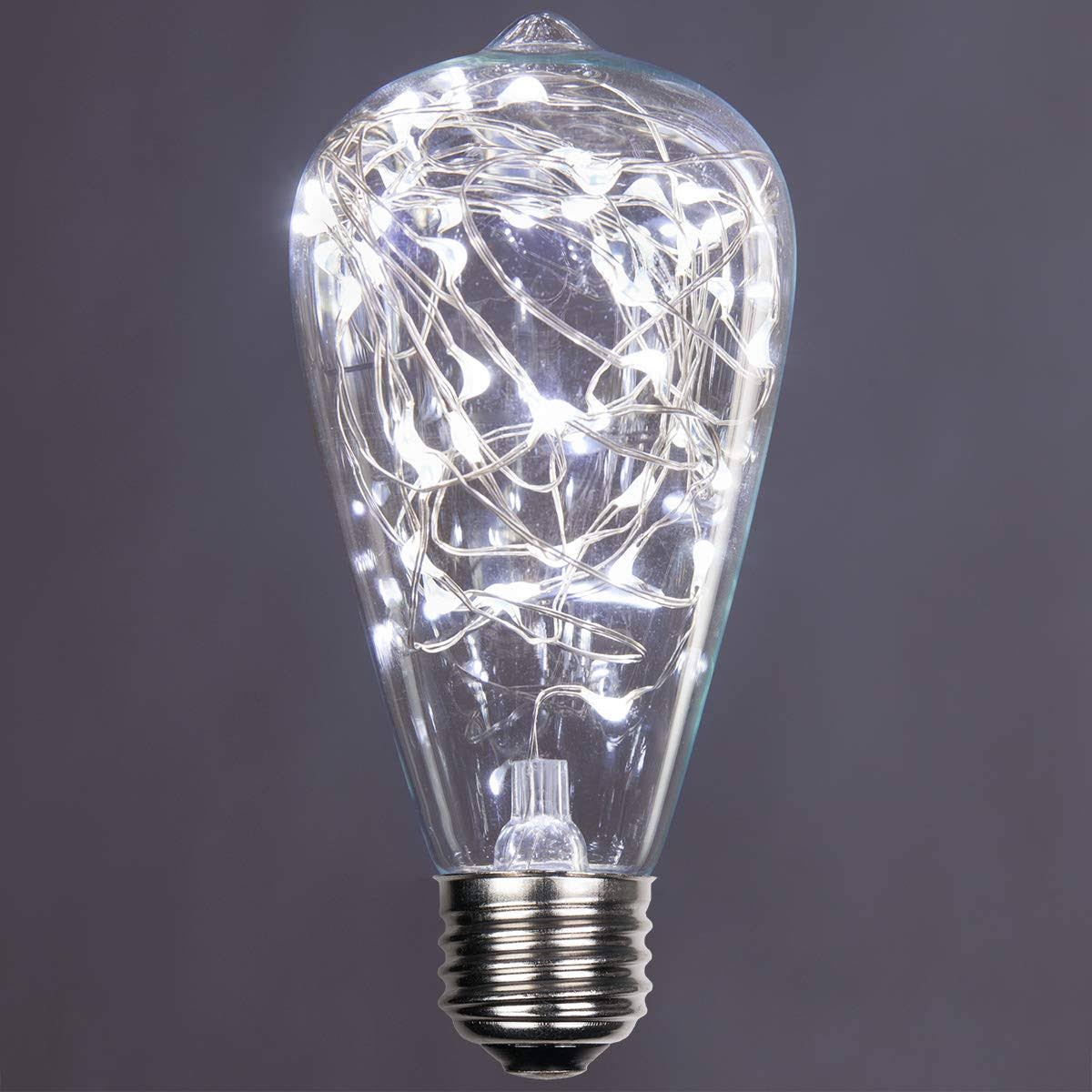 ST64 120V Cool White Ledimagine TM Fairy Light Bulb - Product image 1