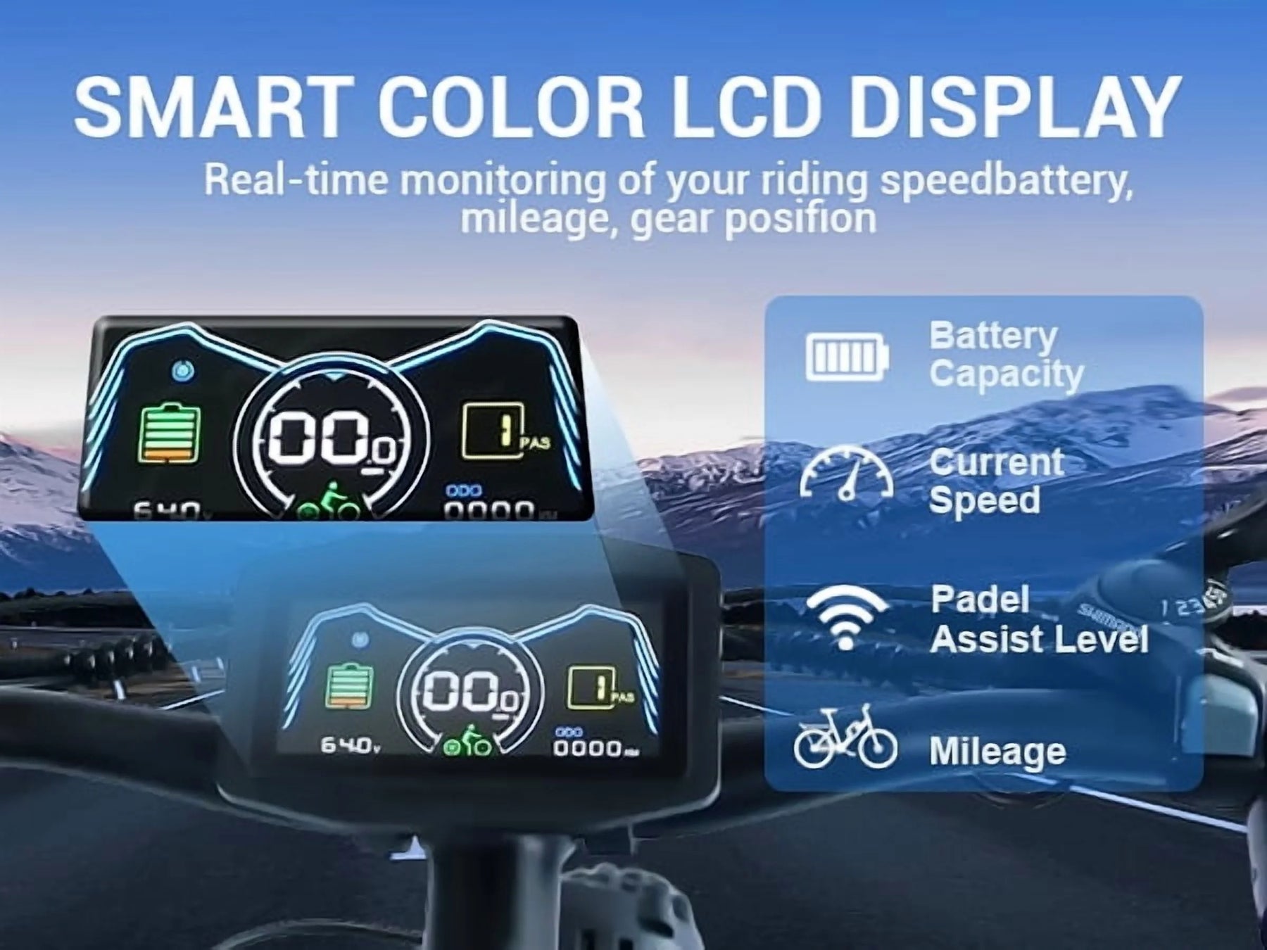 5000W (Peak) Electric - Bike for Adults, 60V 25AH Battery Electric Motorcycle, Dual - Motor - Product image 14
