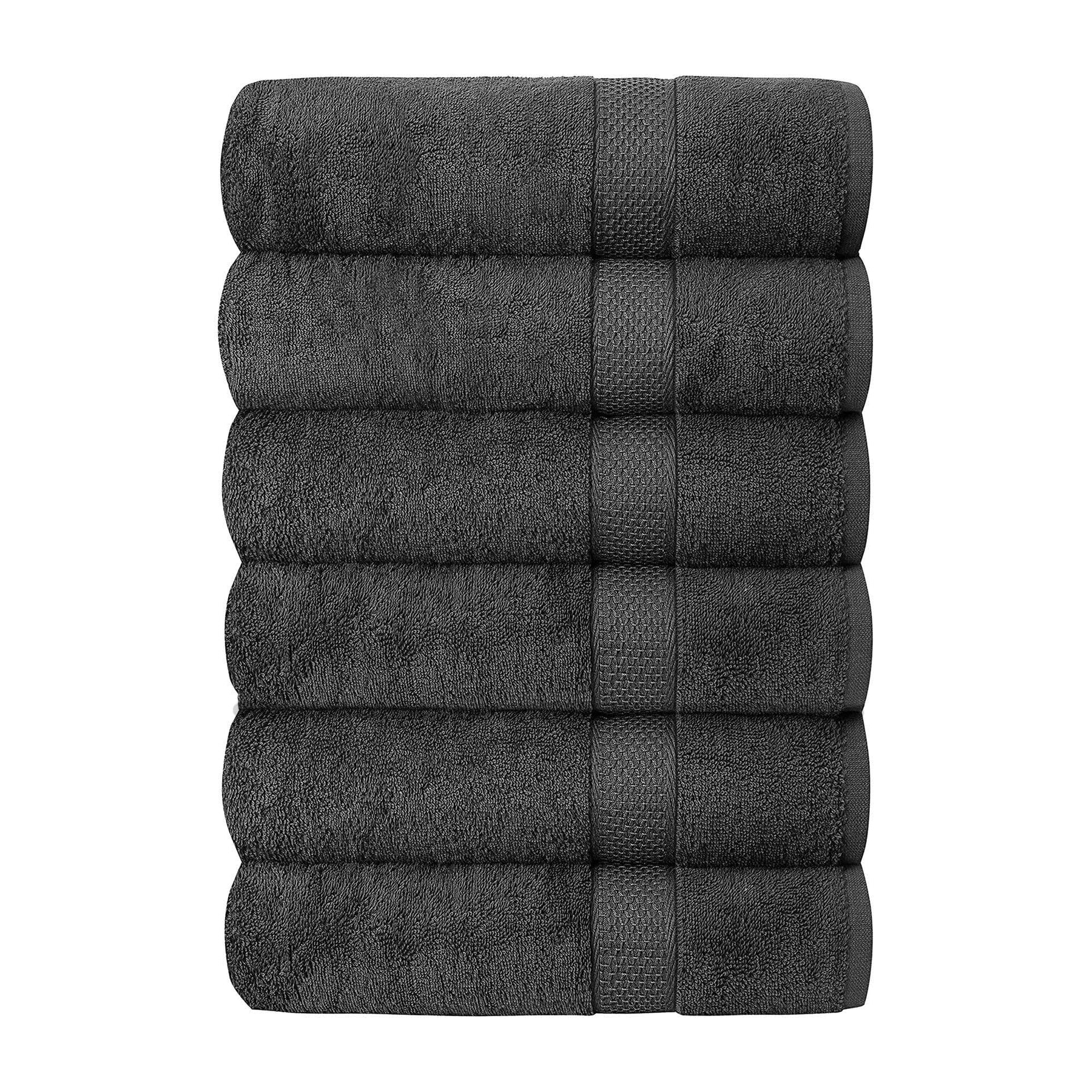 Quba Linen Hotel & Spa 100% Cotton Bath Towels Set of 6-24x48 inch Ultra Soft Large Bath Towel Set Highly - Product image 1