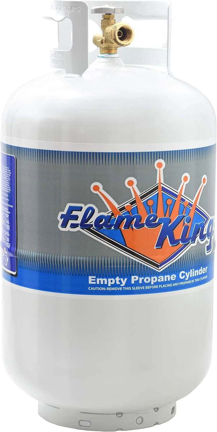 Flame King 30 lb. Propane Tank with Type 1 Overfill Protection Device Valve (Ships Empty) - Product image 3