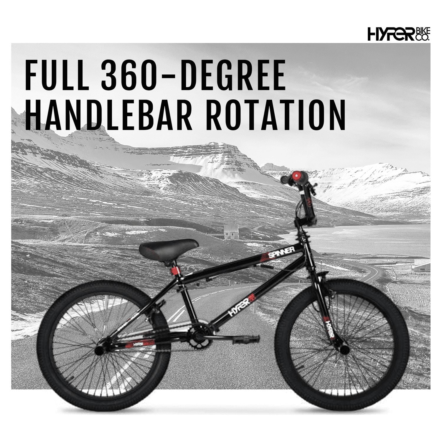20" Hyper Bicycles Boy'S Spinner BMX Bike for Kids, Black, Age Group 8 to 13, Child, Tween - Product image 4