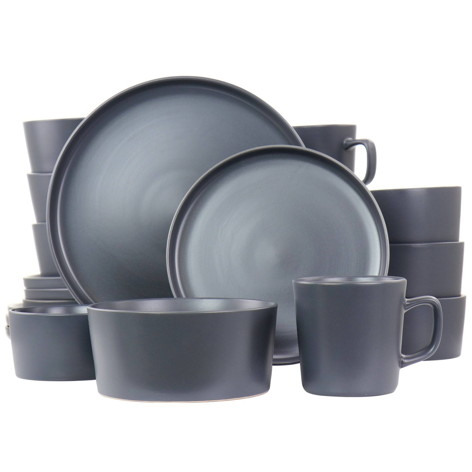 Elama Luxmatte Dark Grey 20 Piece Dinnerware Set - Product image 1