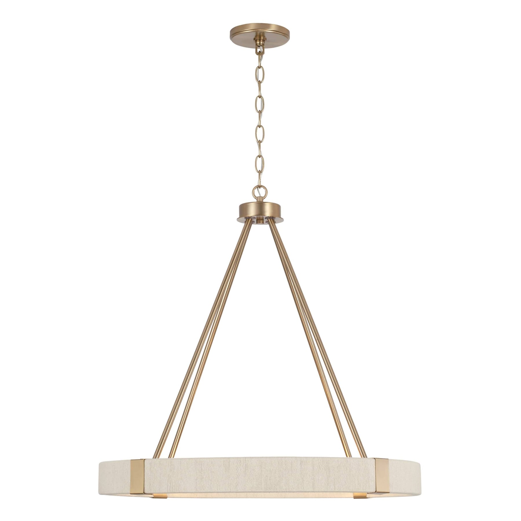 Capital Lighting 449841MA Delaney 4 Light Chandelier Matte Brass - Product image 1