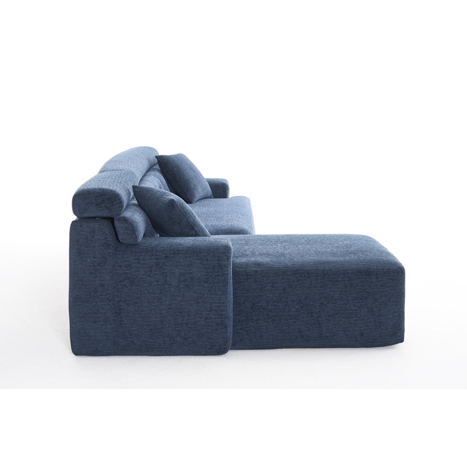 4 Compression, Antique Blue - Home Decor with Wider, Deep Seat & Elevated for Chic Living Couch Room - Product image 6