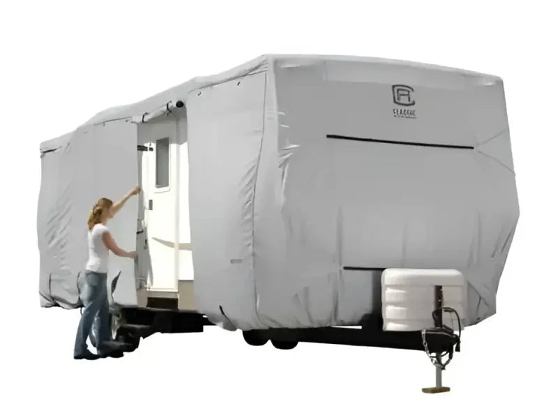 80-139-191001-00 Classic Accessories RV Cover For Travel Trailers
