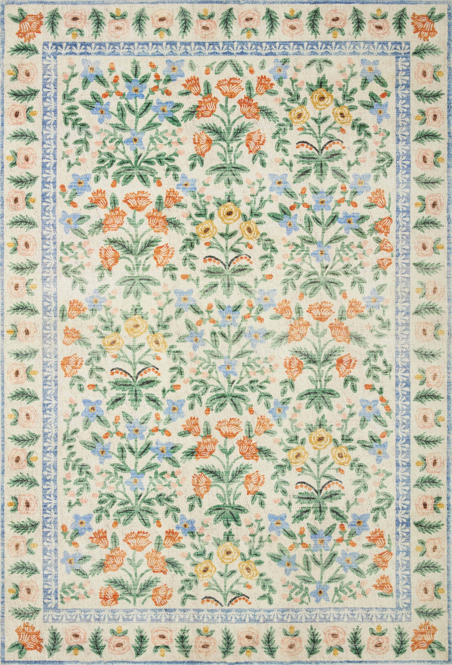 Rifle Paper Co. x Loloi Eden Mughal Garden Accent Rug - Cream - Product image 1