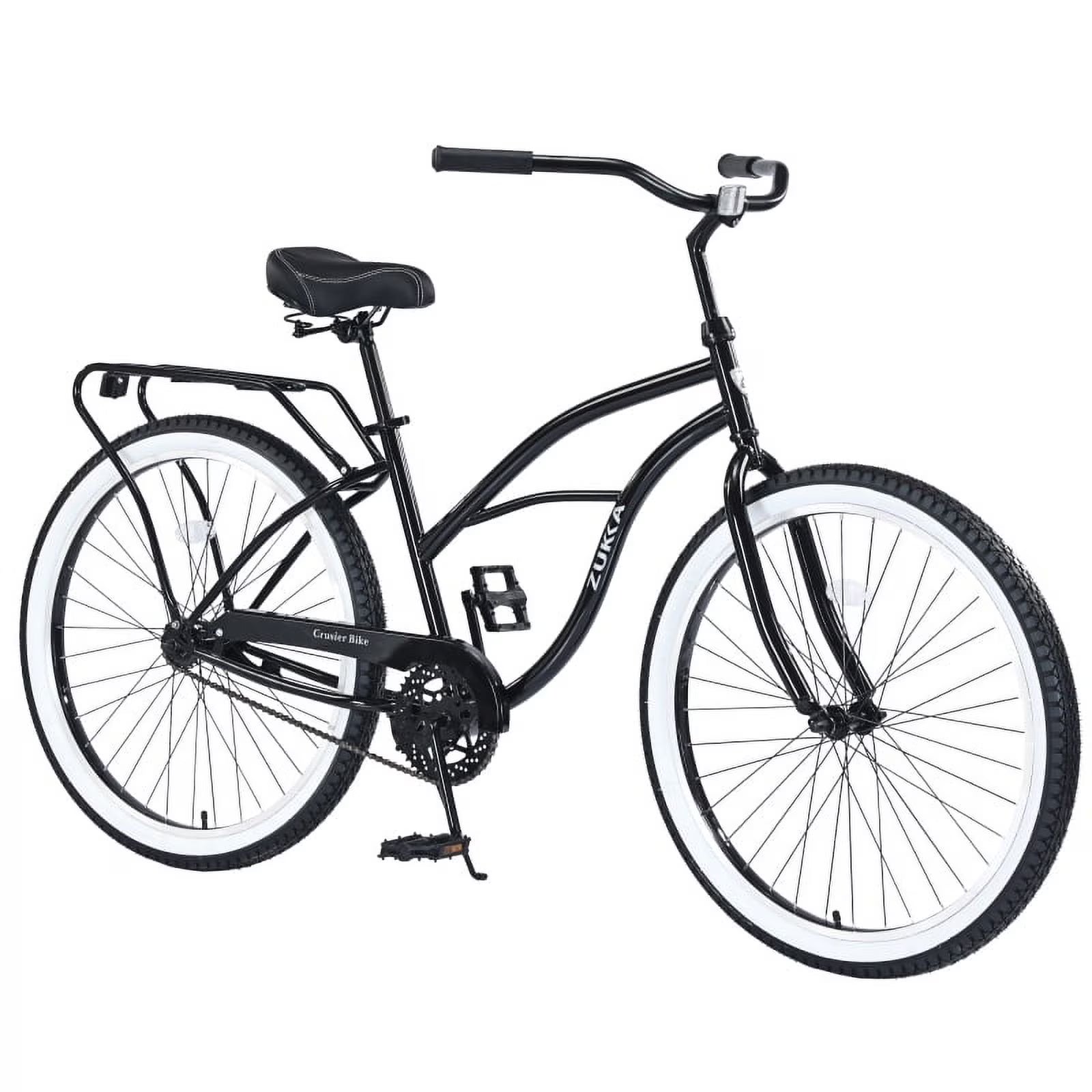 Single Speed Bicycles 26"inch, Steel Frame, Wide Wheels for Stability, Rear Coaster Brakes - Product image 1
