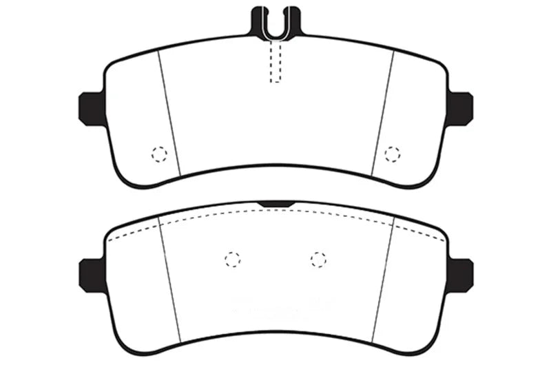 EBC 2015+ Mercedes-Benz C63 S AMG (W205) 4.0L Twin Turbo Redstuff Rear Brake Pads