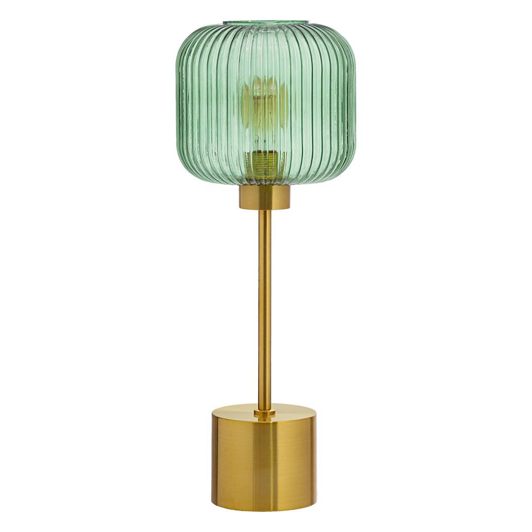 Gracieleigh 21.25" Table Lamp Joss & Main Shade Color: Green - Product image 1