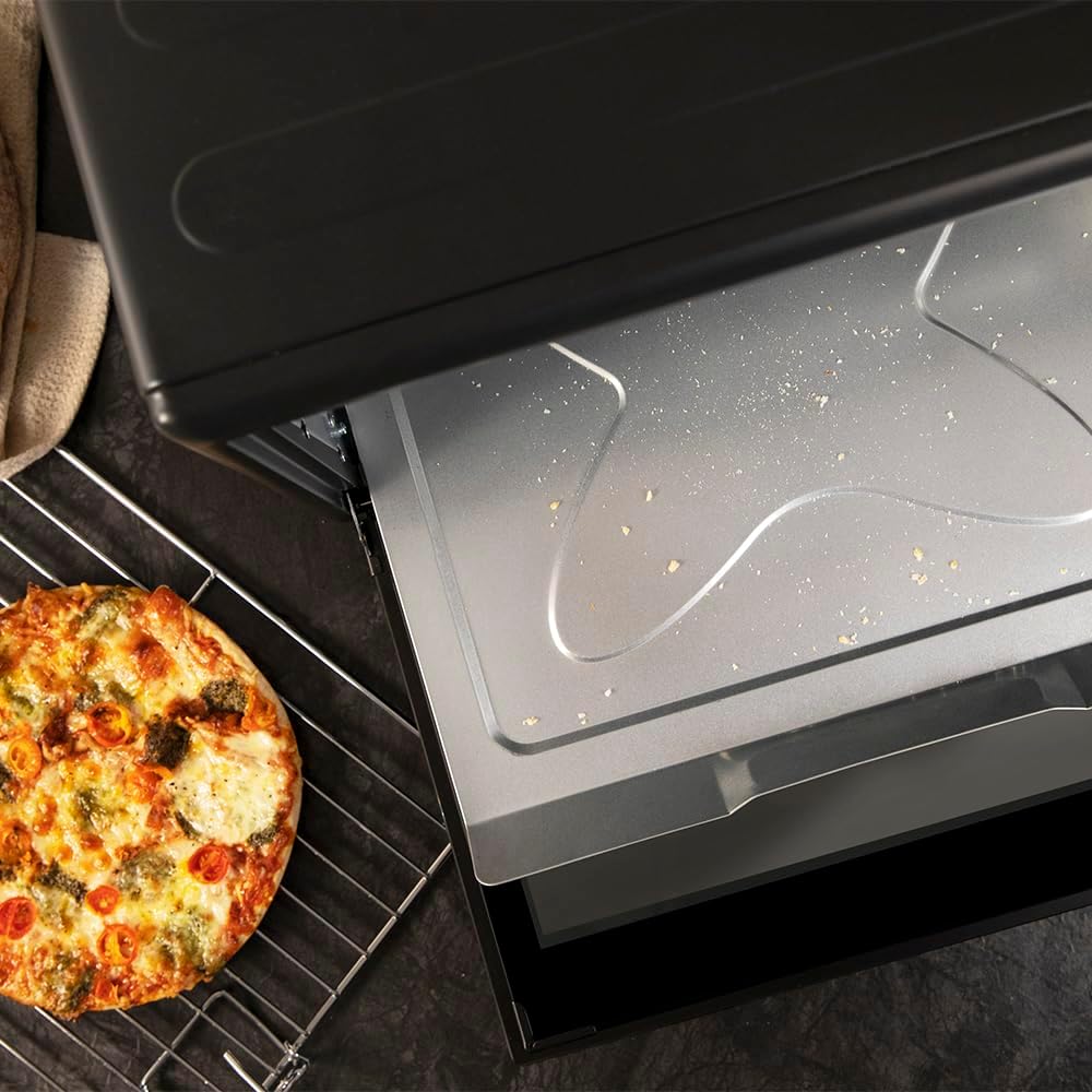 Cecotec 60 Liter Convection Table Oven Bake&Toast 6090 Black Gyro, 2200 W, Interior Light, 12 Functions, Temperature Up to 230º, Double Glass Door, Includes Rotisserie