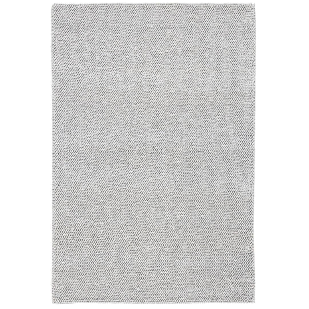 Almus Handmade Tufted Wool Silver Area Rug Beachcrest Home Rug Size: Rectangle 6' x 9' - Product image 1