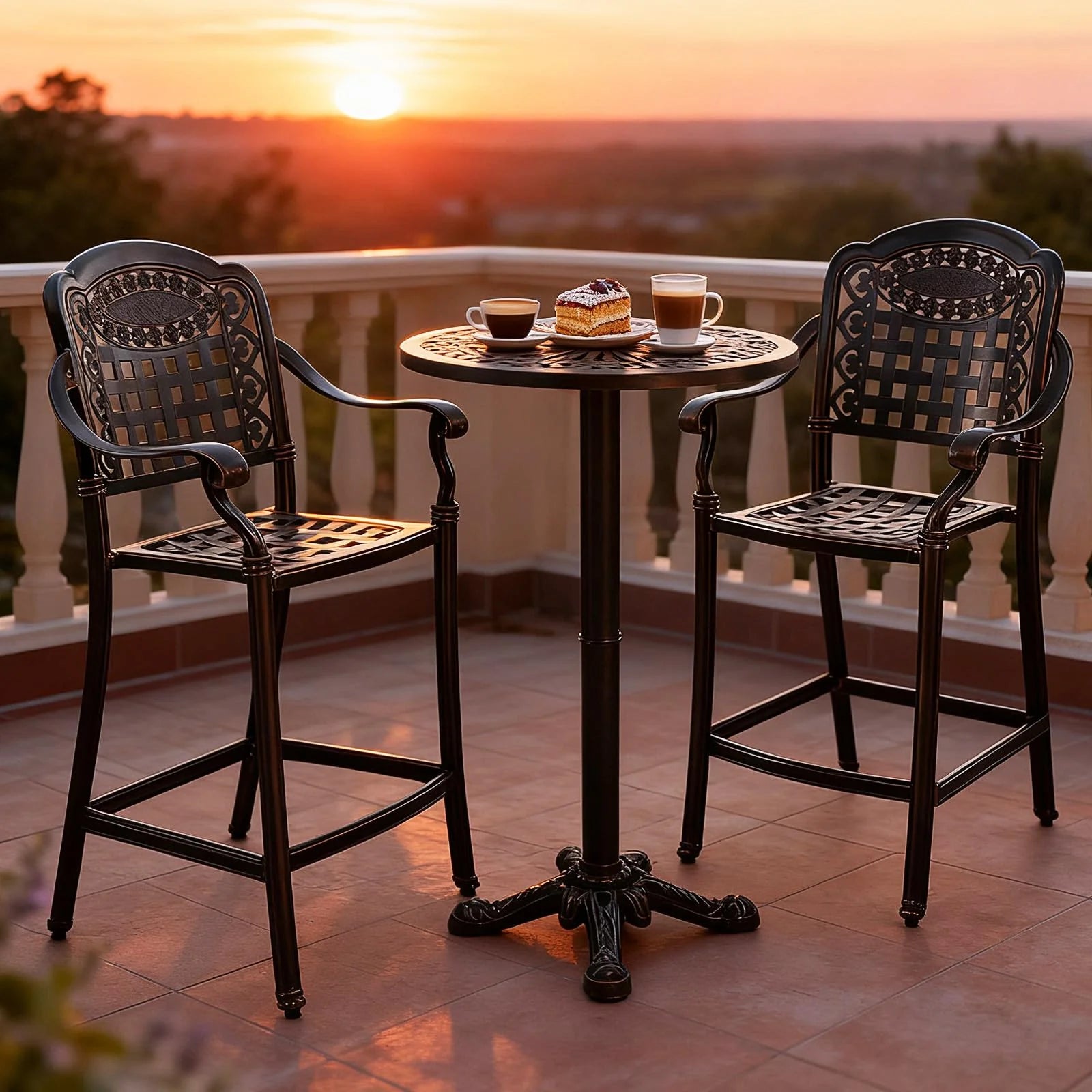 Tangkula 3 Piece Patio Bar Set - Product image 4