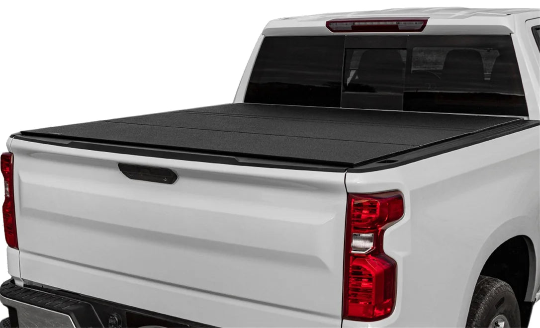 Access B3050029 - LOMAX Tri-Fold Cover 16-20 Toyota Tacoma 6in Box Split Rail - Black Urethane