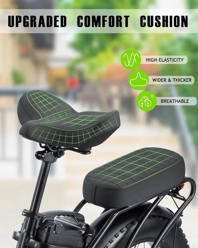Electric Bike for Adults 20'', 800W UL2849 48V 32AH 110miles Long Range Ebike up to 30mph Full Suspension E - Product image 9