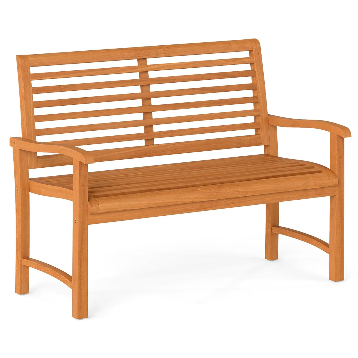 Tangkula Patio Garden Park Bench with Slatted Backrest & Seat - Product image 1