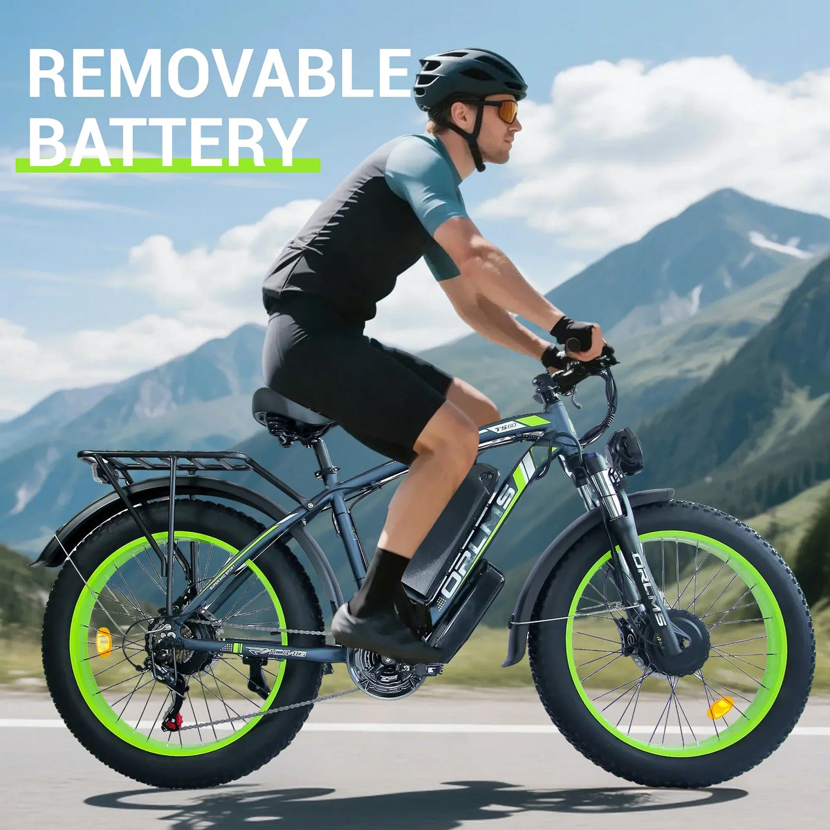 5000W (Peak) Electric - Bike for Adults, 60V 25AH Battery Electric Motorcycle, Dual - Motor - Product image 32