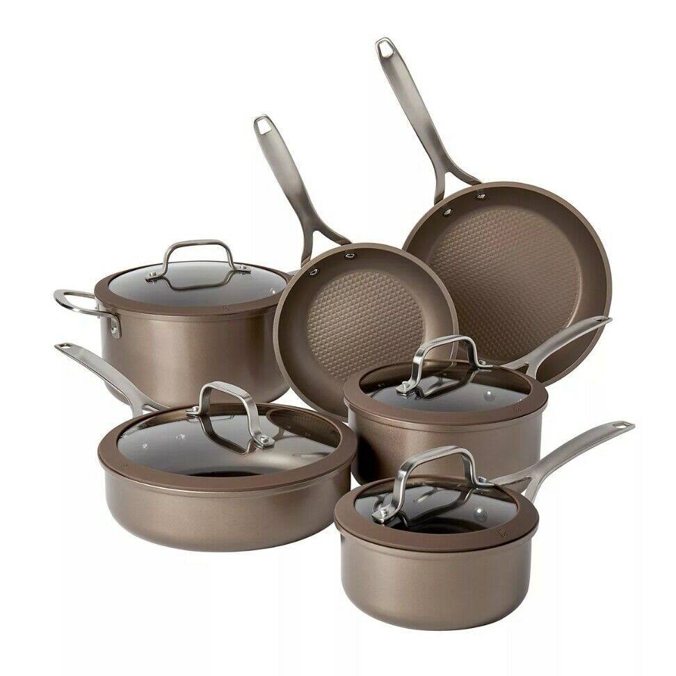 10-pc. Textured Titanium Nonstick Cookware Set - Product image 1