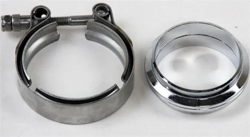 Granatelli V-Bands And Clamps - Stainless Steel Flat Flange 308522