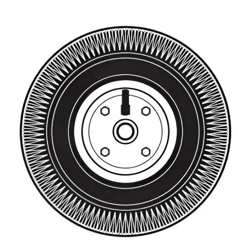 32347 Barker Mfg. Portable Waste Holding Tank Wheel For 25/ 32 And 42