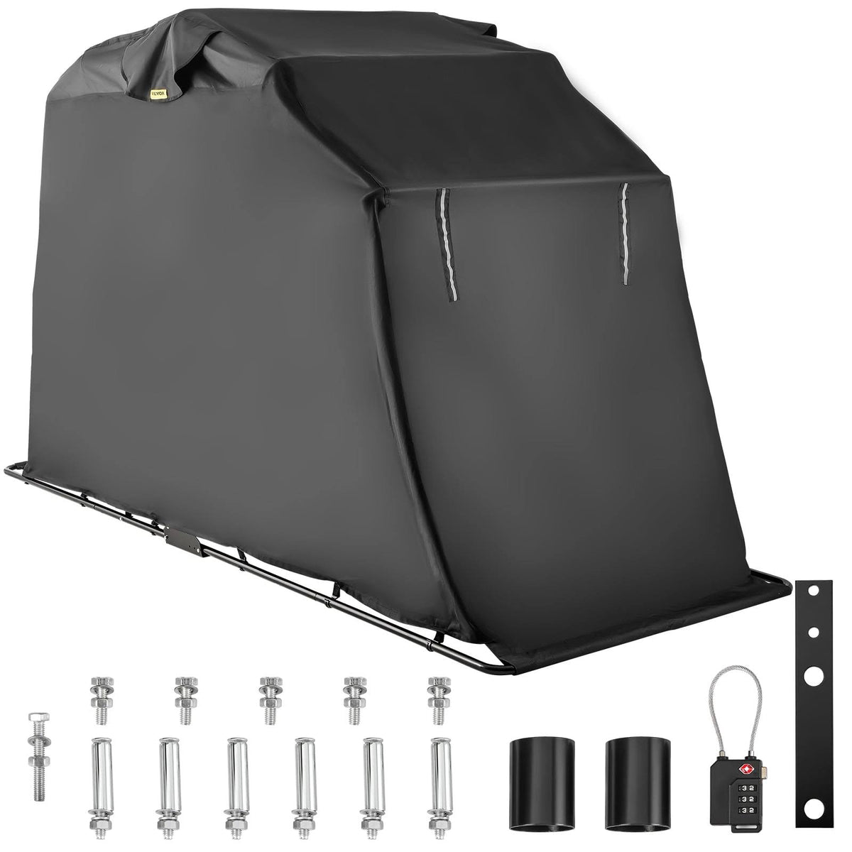 Vevorbrand Motorcycle Scooter Bike Cover Shelter, Waterproof Outdoor Storage Tent, Heavy Duty Shed - Product image 1