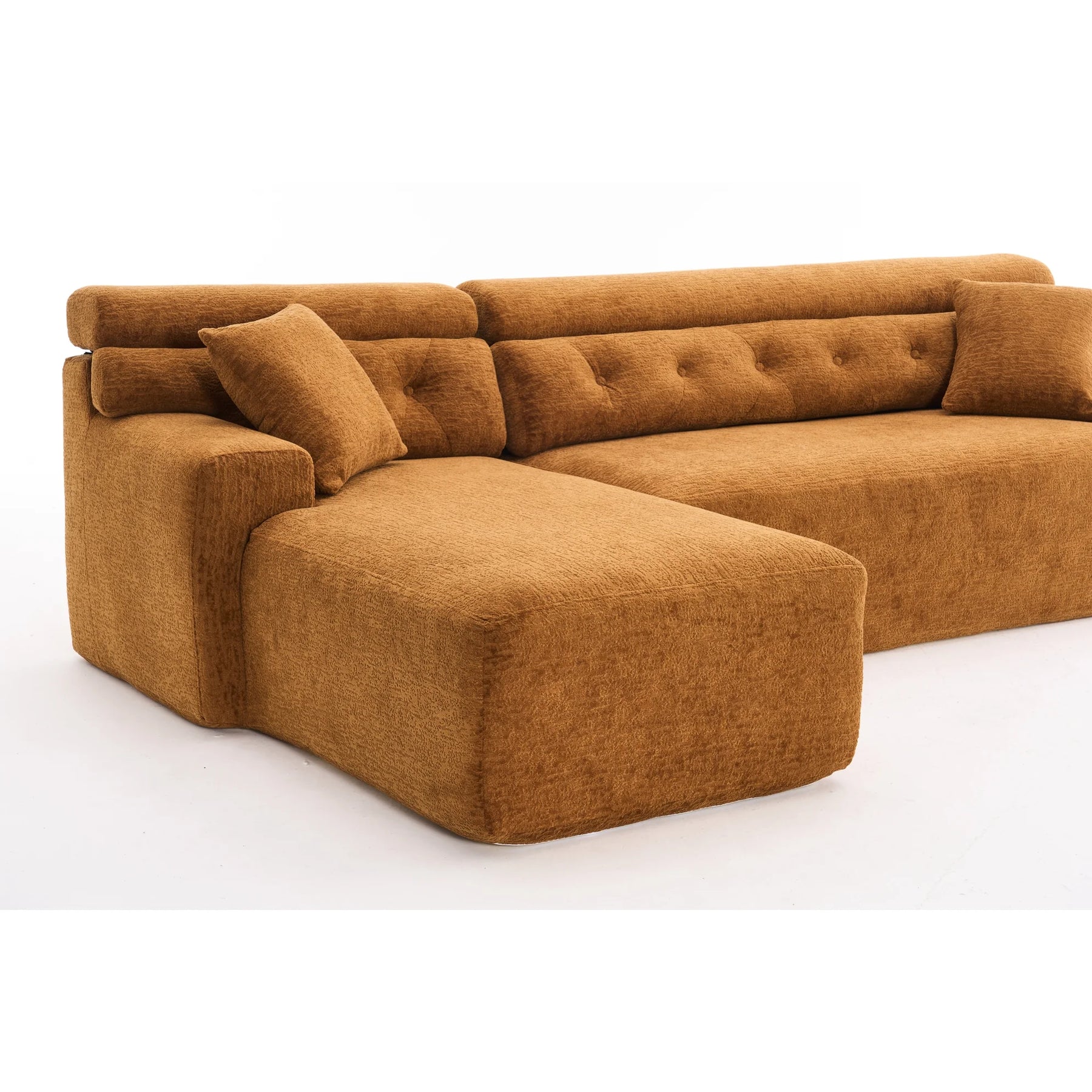 4 Compression, Antique Blue - Home Decor with Wider, Deep Seat & Elevated for Chic Living Couch Room - Product image 11