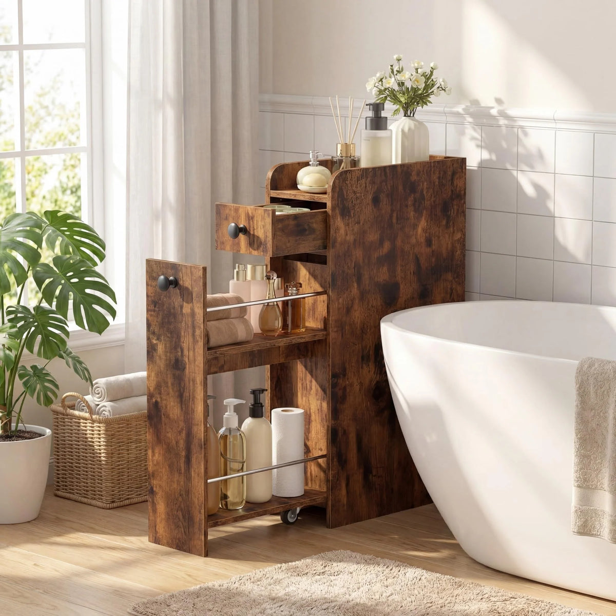 Tangkula Slim Bathroom Storage Cabinet - Product image 2
