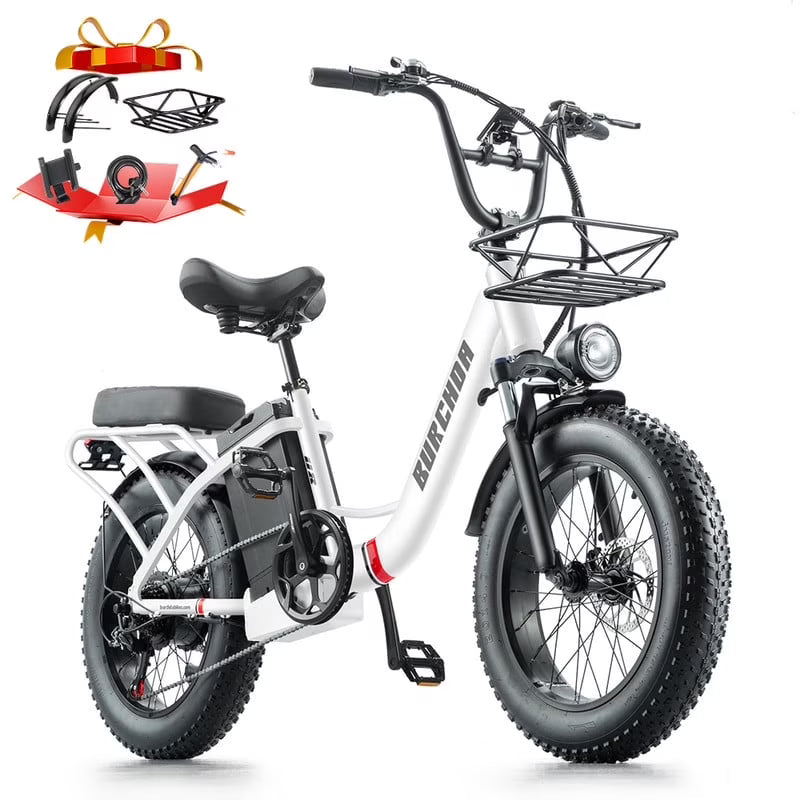 Electric Bike for Adults 20'', 800W UL2849 48V 32AH 110miles Long Range Ebike up to 30mph Full Suspension E - Product image 3