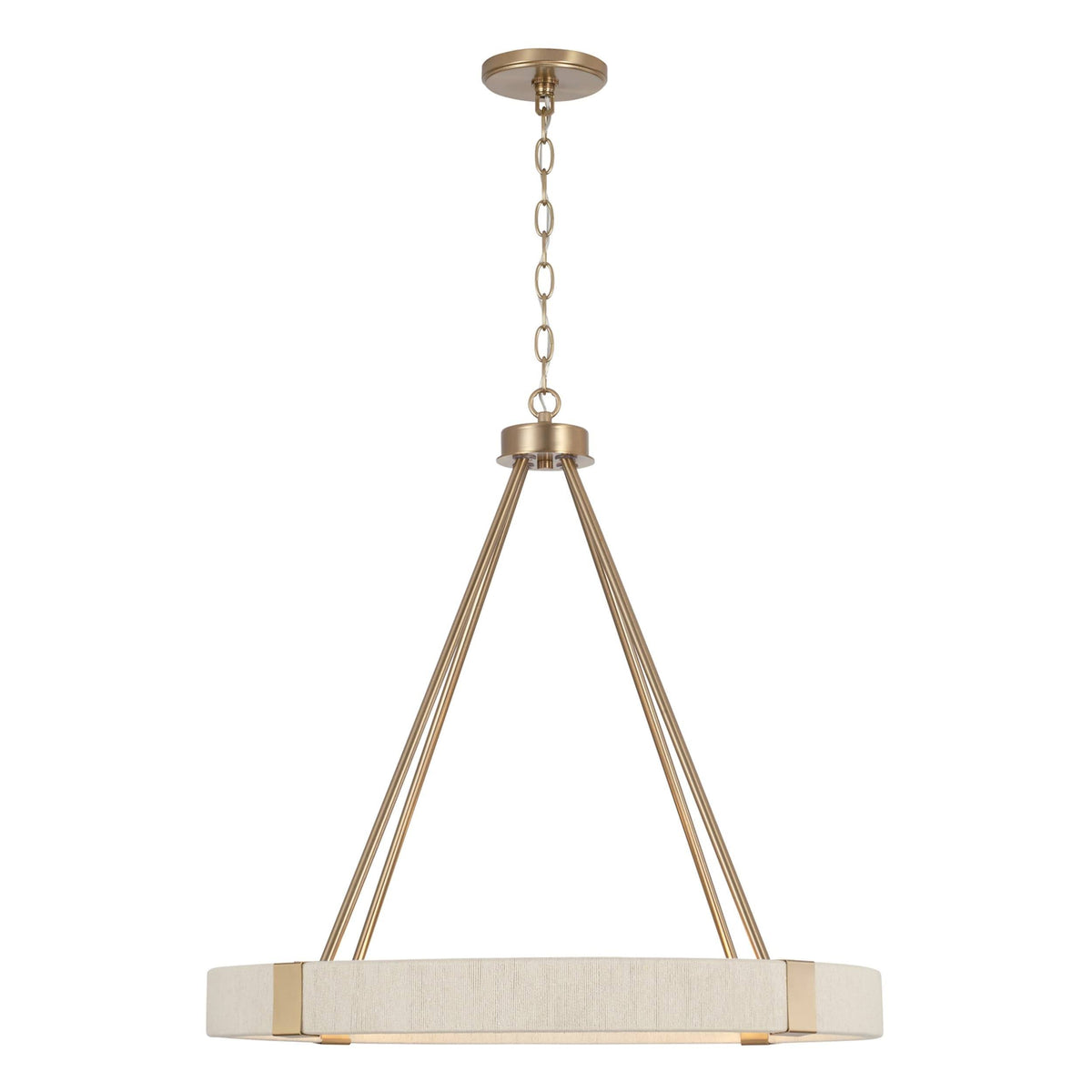 Capital Lighting 449841MA Delaney 4 Light Chandelier Matte Brass - Product image 1