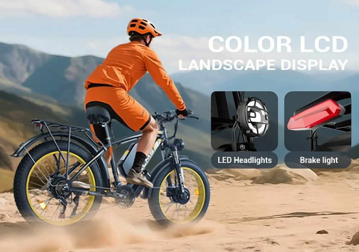 5000W (Peak) Electric - Bike for Adults, 60V 25AH Battery Electric Motorcycle, Dual - Motor - Product image 9