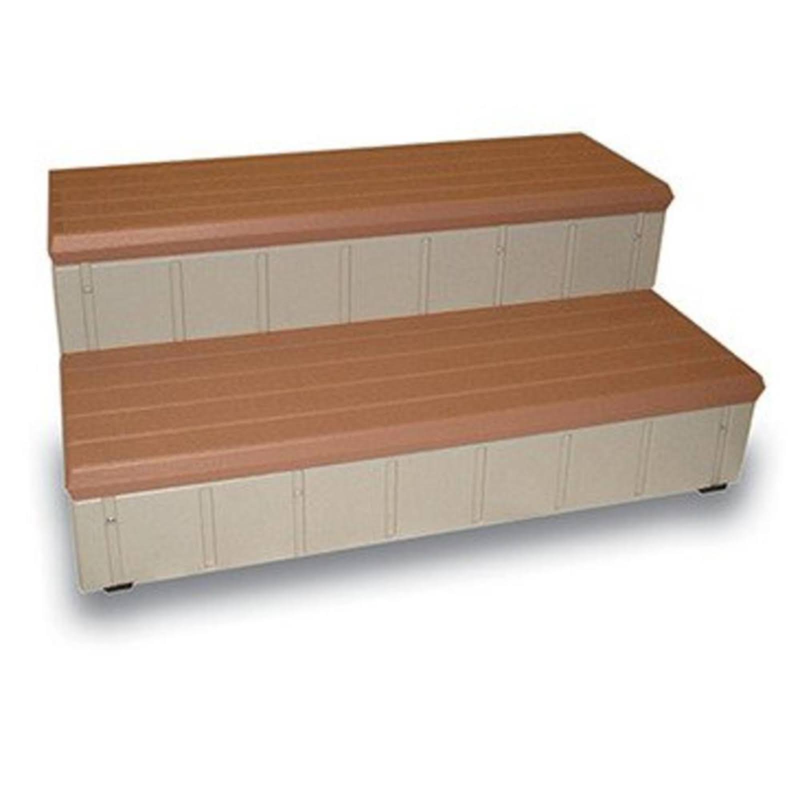 Leisure Accents Deluxe Spa Step, 36 Inches Long, Gray Black - Product image 1
