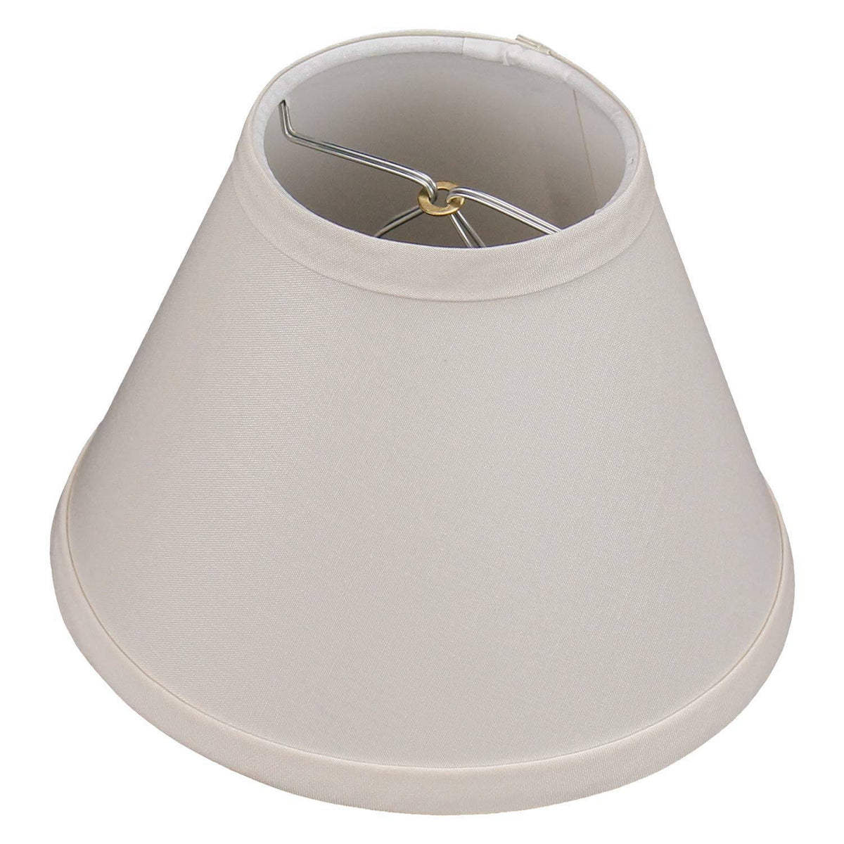 FenchelShades.com Lampshade 4" Top Diameter x 8" Bottom Diameter x 6" Slant Height with Clip-On Attachment - Product image 1