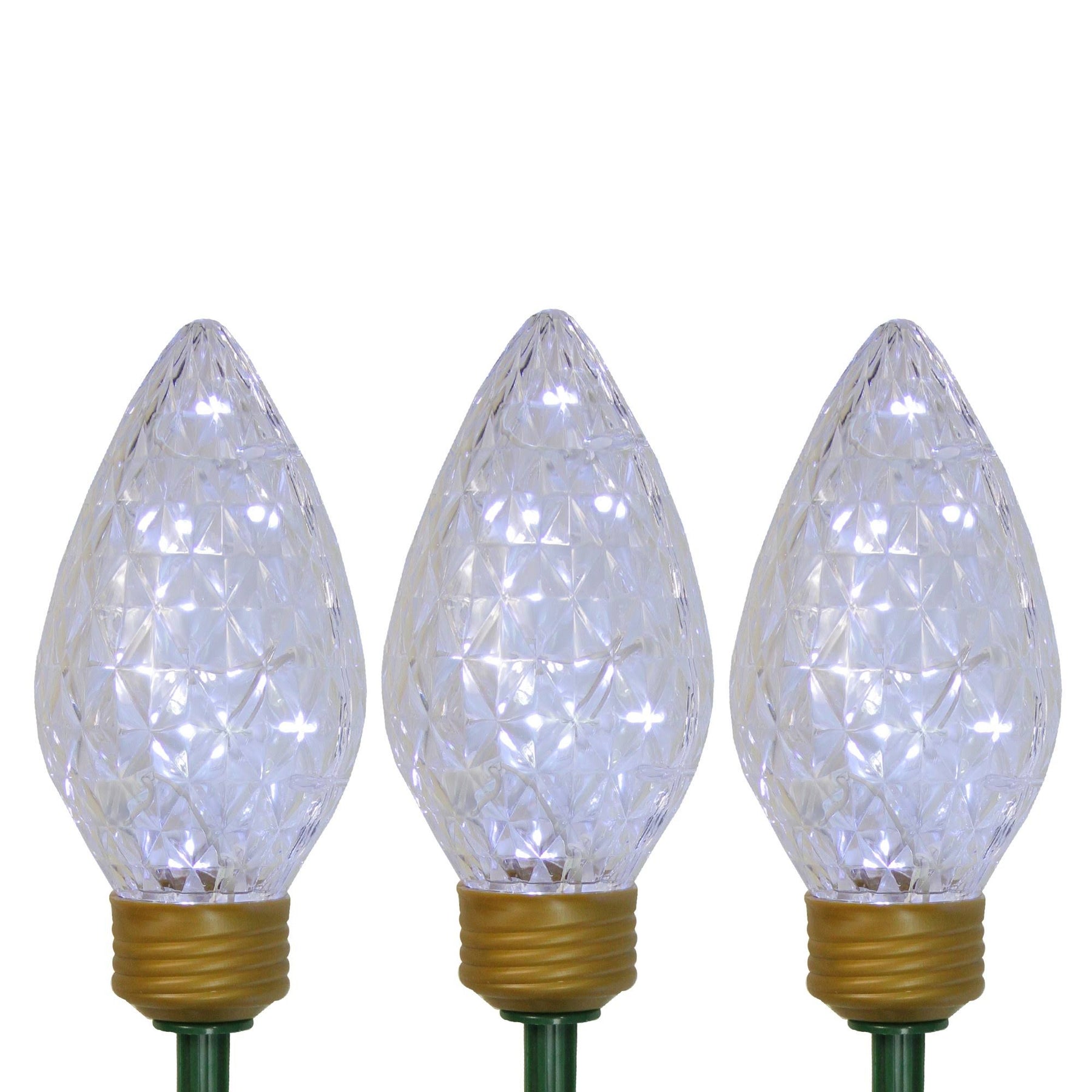 Northlight LED Jumbo Bulb Christmas Pathway Marker Lawn Stakes - Clear - Product image 1