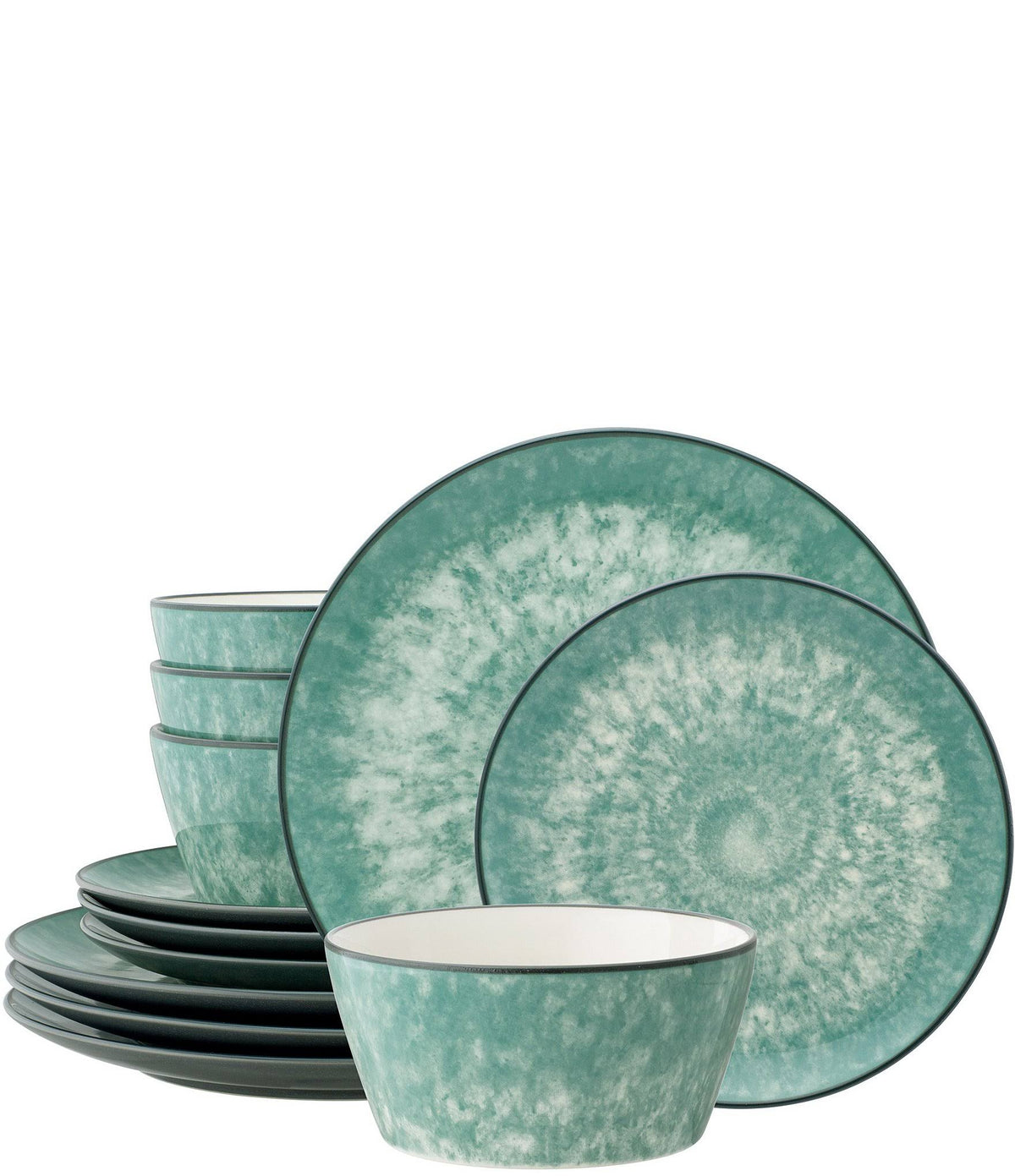 Noritake Colorkraft Essence 12 Piece Dinnerware Set, Service for 4 - Jade - Product image 1