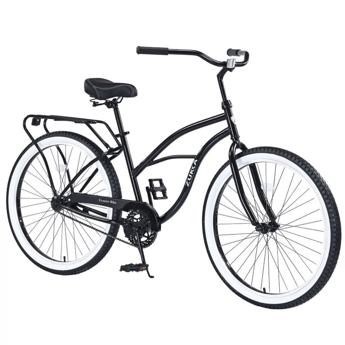 Single Speed Bicycles 26"inch, Steel Frame, Wide Wheels for Stability, Rear Coaster Brakes - Product image 1