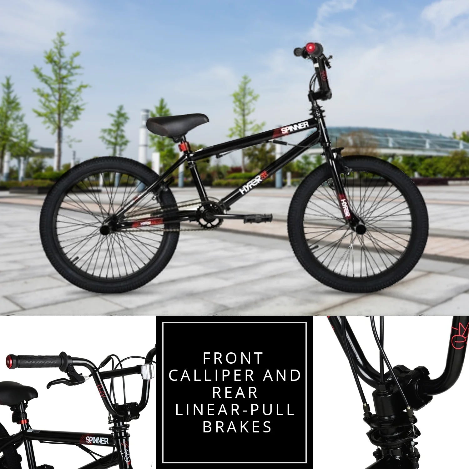 20" Hyper Bicycles Boy'S Spinner BMX Bike for Kids, Black, Age Group 8 to 13, Child, Tween - Product image 5