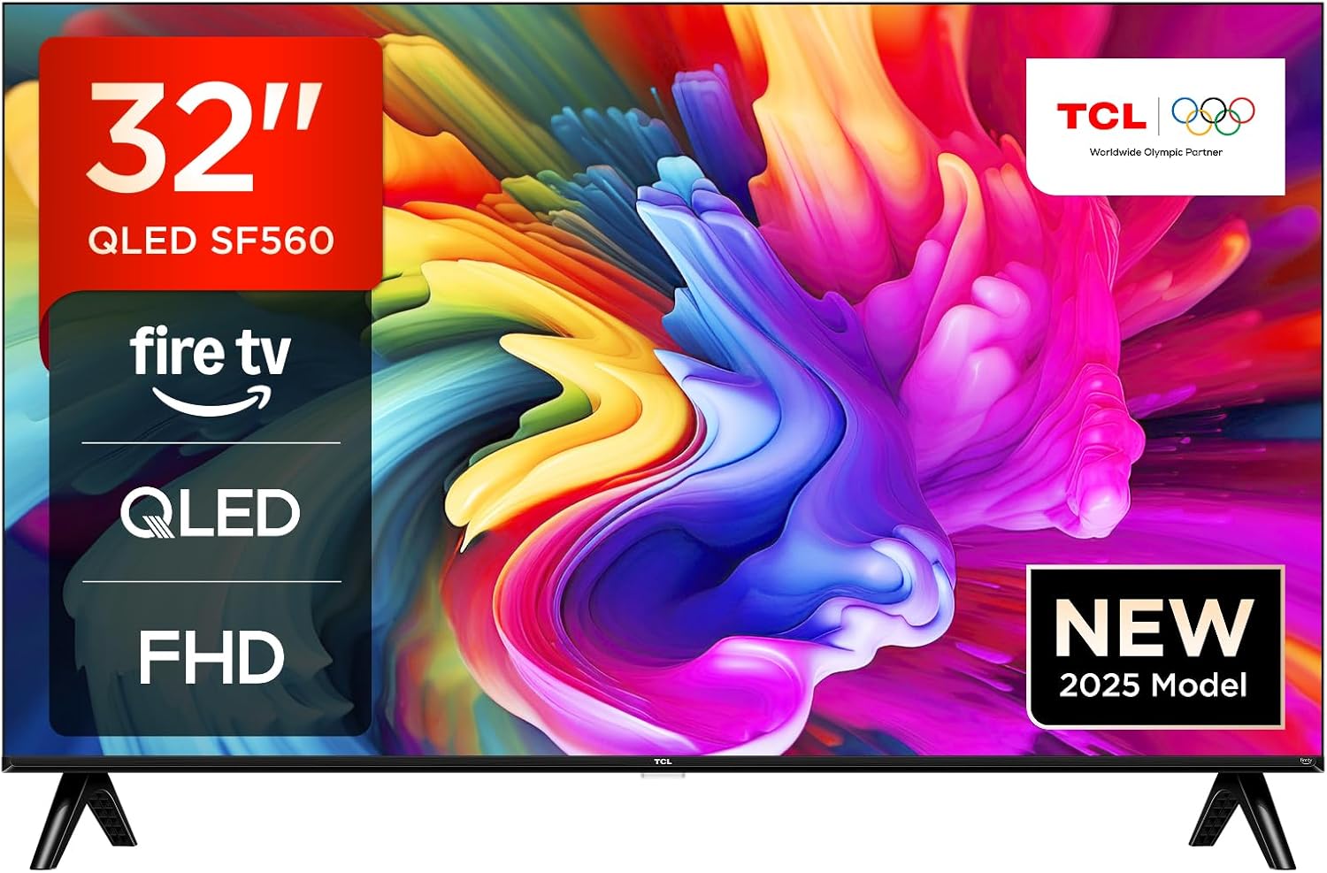 TCL 32 Inch Full HD Smart QLED Direct LED SF560 with Fire TV and Alexa Voice Remote