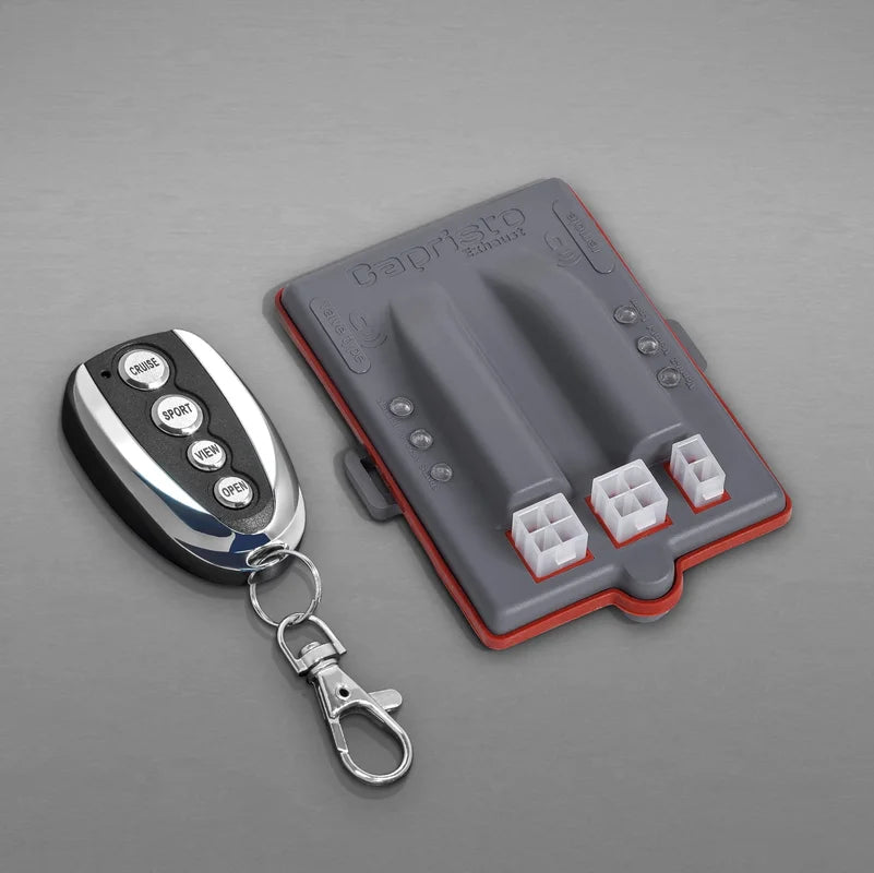 CAPRISTO Standard Exhaust Remote Control Kit w/ Lambo Plugs