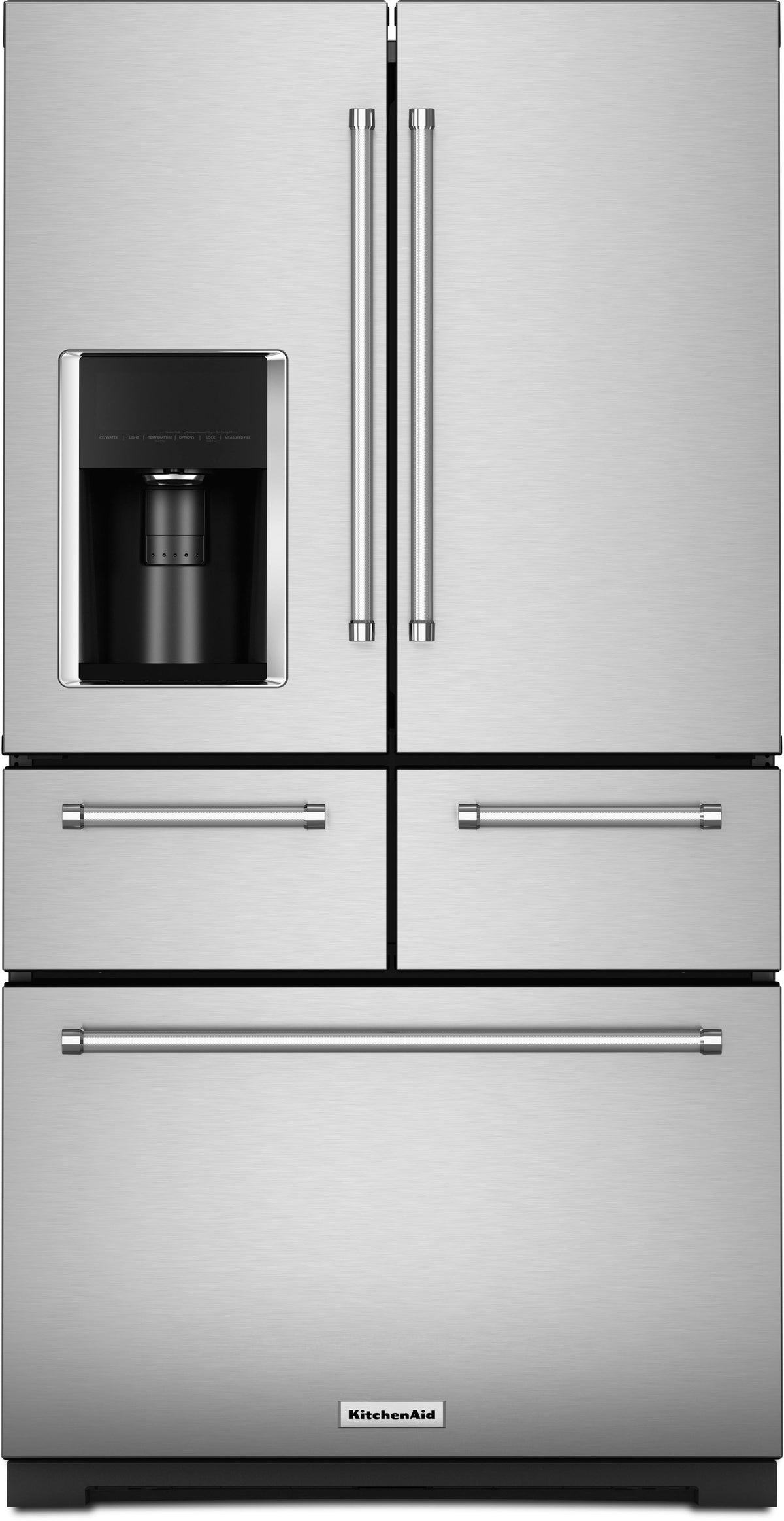 KitchenAid KRMF706ESS 25.8 Cu. ft. Multi-Door Refrigerator-Stainless Steel - Product image 1
