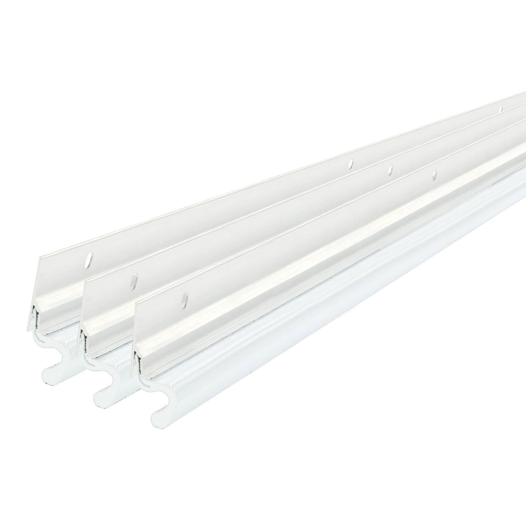 M-D Building Products 36" x 84" White Door Jamb Compression Weatherstrip with Aluminum Stop 91850 - Product image 1