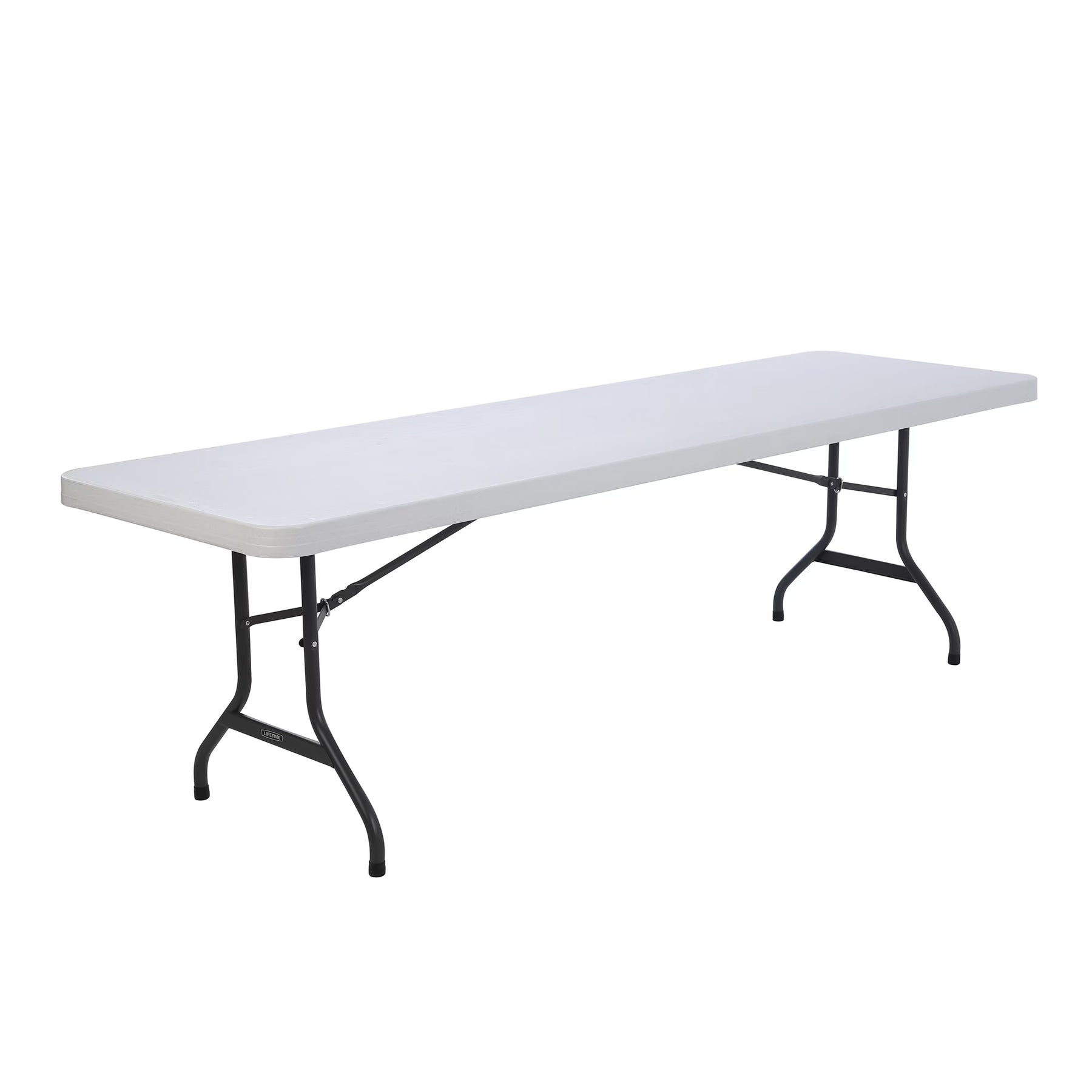 Lifetime 8 - Foot Commercial Grade Folding Table, White Granite (22980) - Product image 1