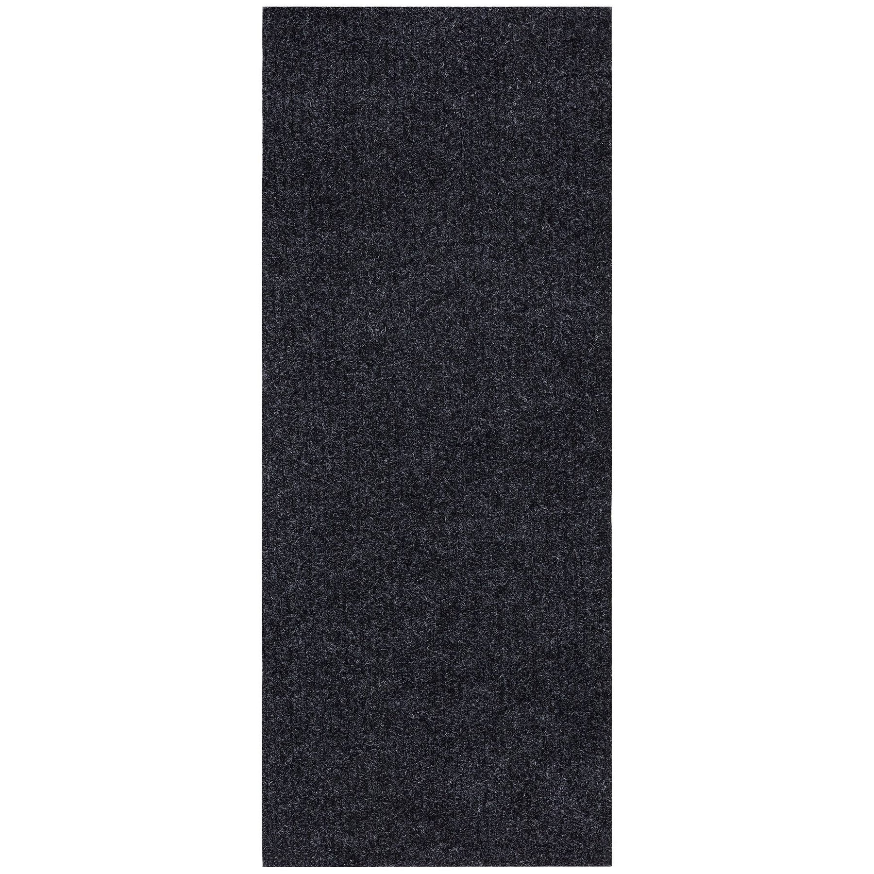 Ottomanson Indoor Outdoor Washable Nonslip Rug, Black, 2x5 ft - Product image 1
