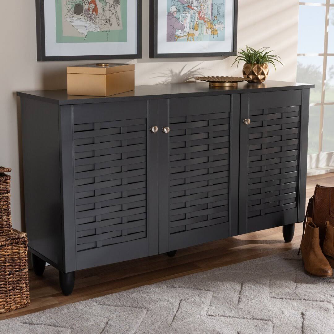 Entryway 12 Pair Shoe Storage Cabinet Winston Porter - Product image 1