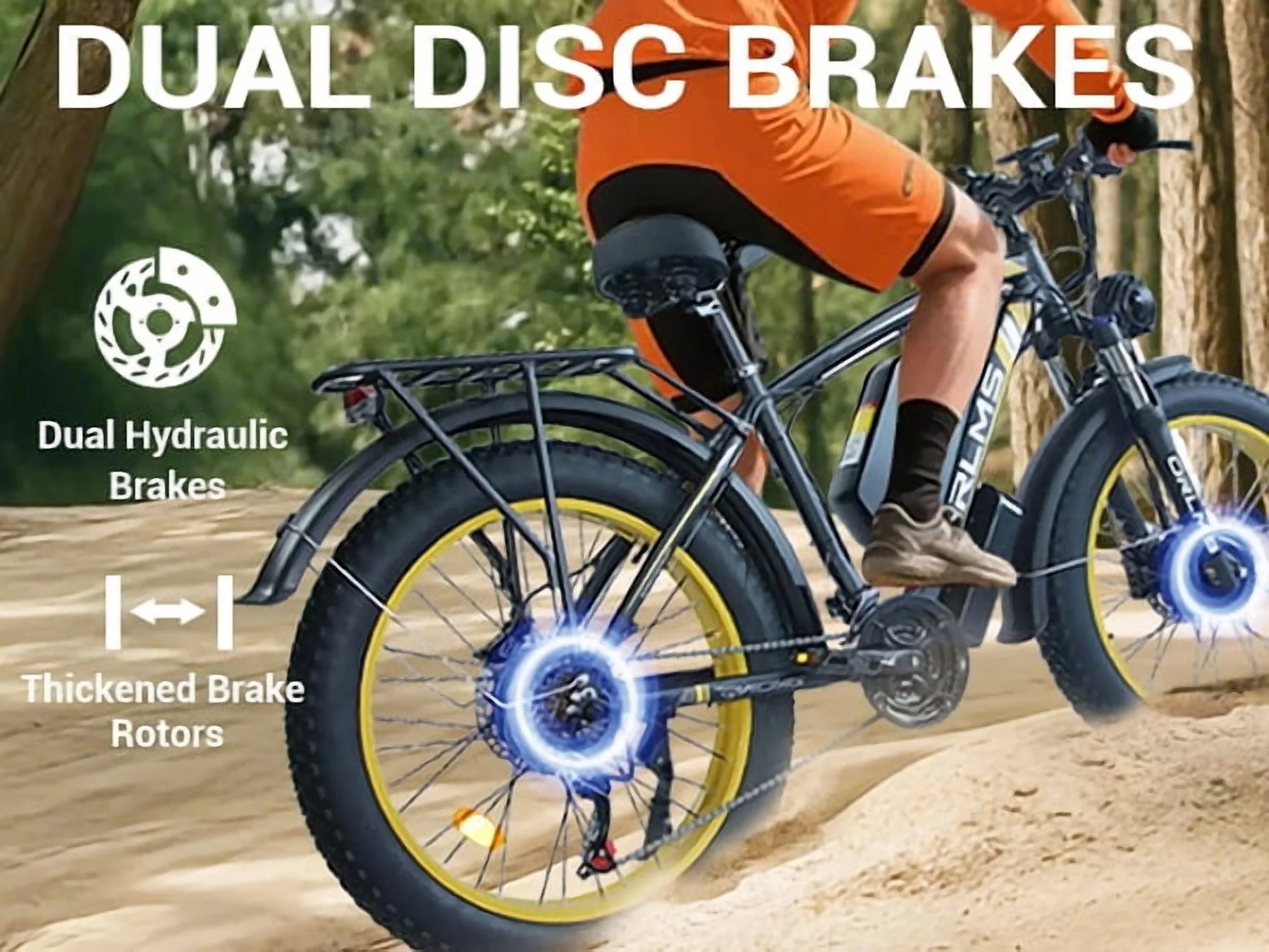 5000W (Peak) Electric - Bike for Adults, 60V 25AH Battery Electric Motorcycle, Dual - Motor - Product image 2