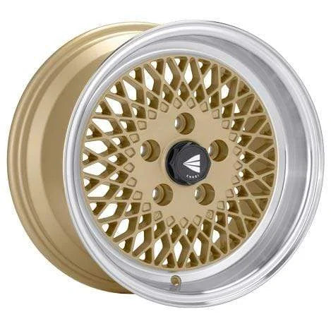 Enkei Enkei92 15" 4x100 Gold W/Machined Lip