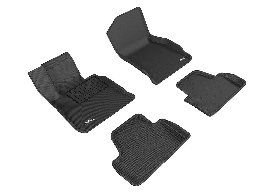 3D MAXpider L1BM06801509 - 14-20 BMW 4 Series Convertible (F33) RWD Kagu 1st & 2nd Row Floormat - Black